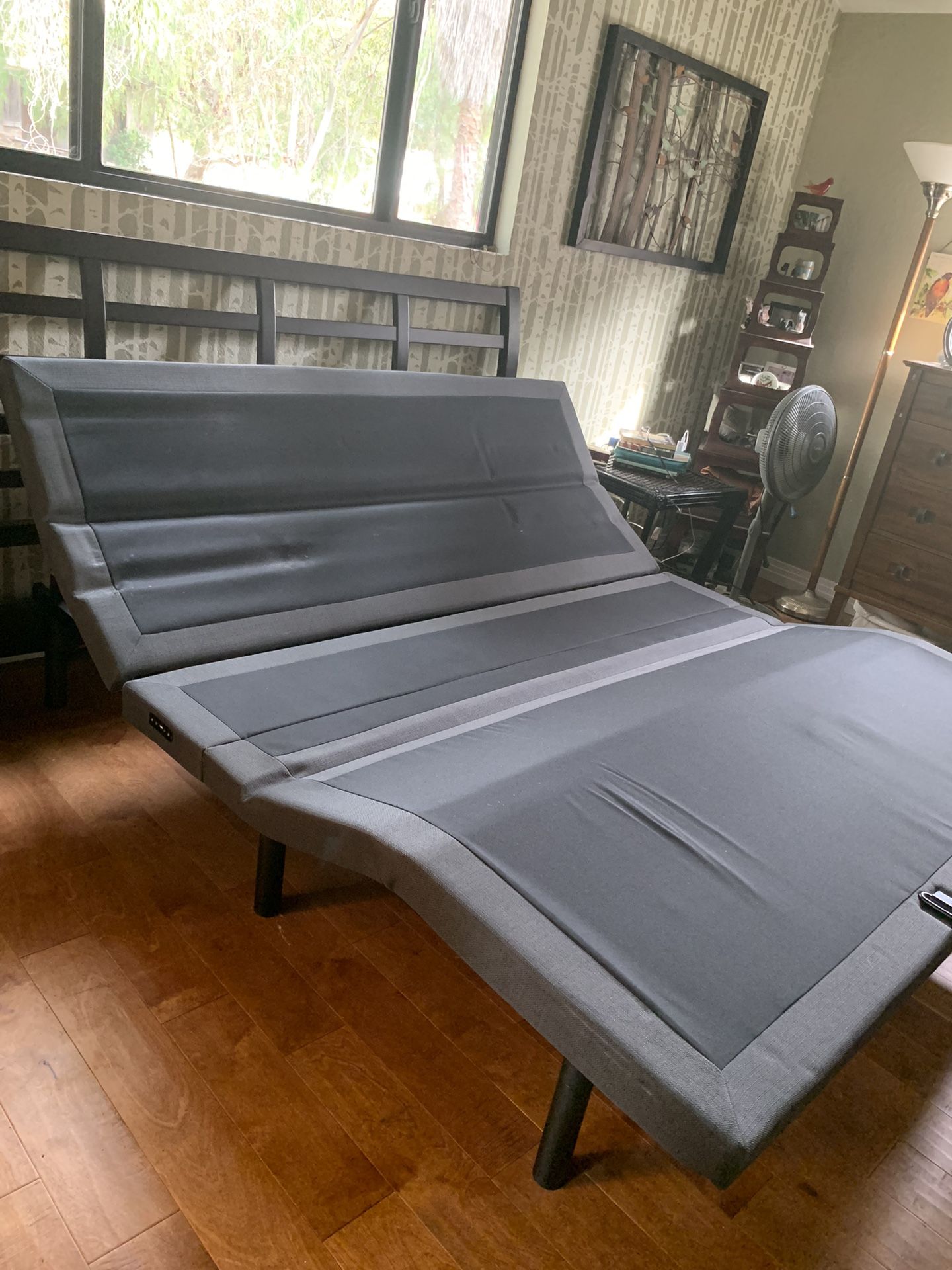Cal King 3-Way Adjustable Bed Frame W/ Massage