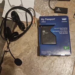 Communication Headset With USB Adapter
