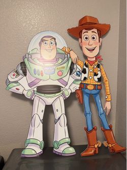 Buzz and woody cardboard