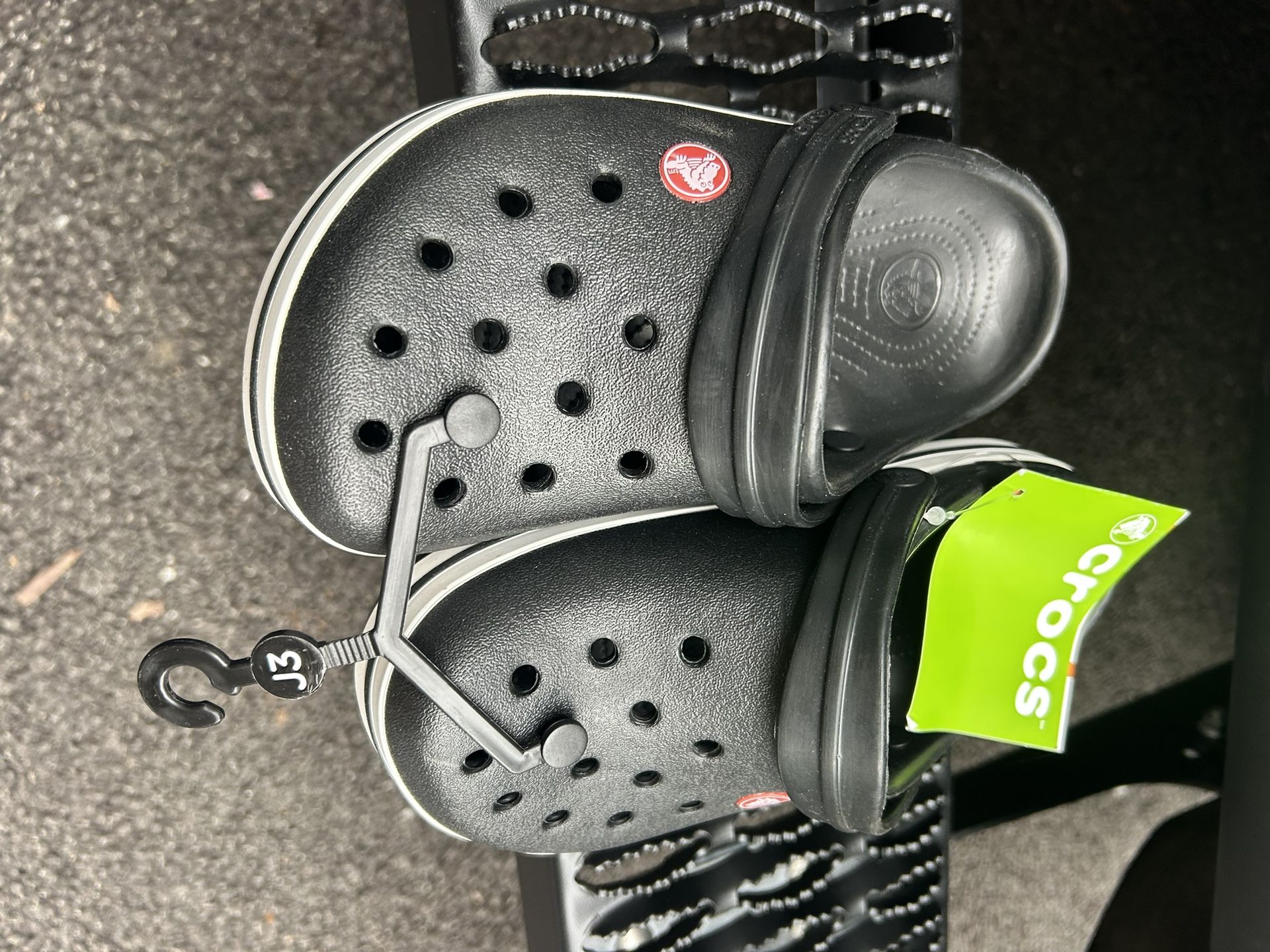 Crocband Kids Black Relaxed