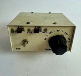 Vintage Tompkins Radio Tunaverter RF Frequency Converter Refugio Texas