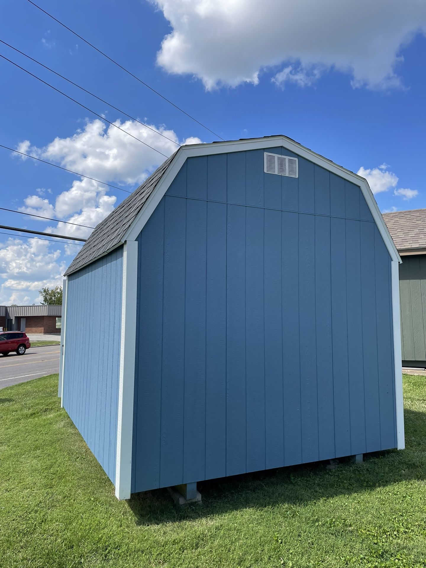 Blue Shed with Loft 10 X 12