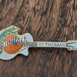 Hard Rock Cafe St. Thomas Guitar Pin 