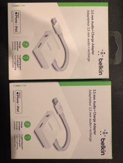 Belkin 3.5 Audio + Charge Adapter