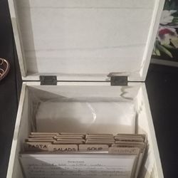 Recipe Box CASH ONLY PLEASE 