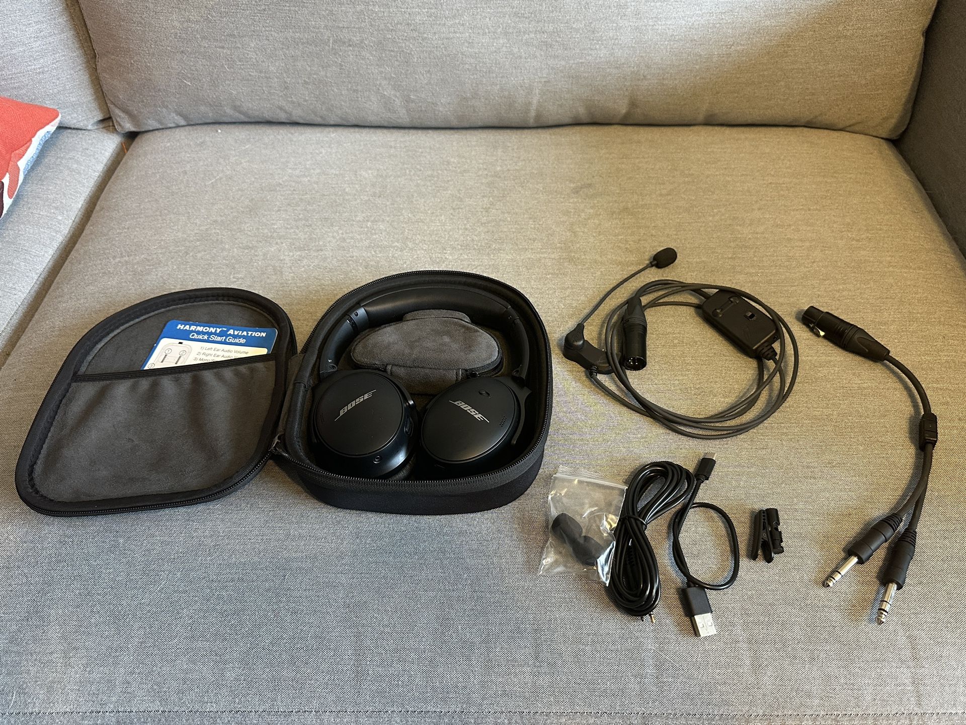 UFlyMike And Bose QC45 Aviation Headset