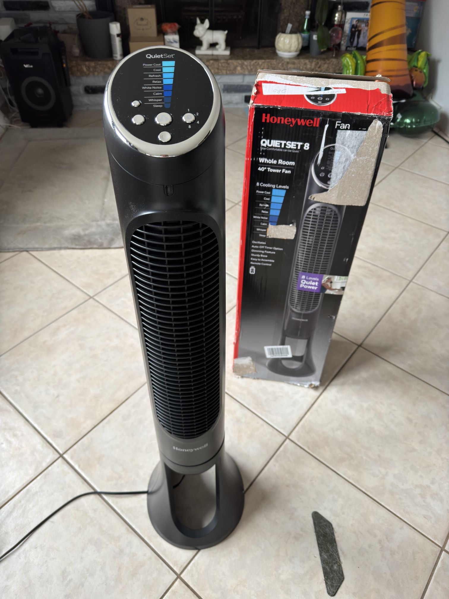 Honeywell 40” Tower Fan with Remote 