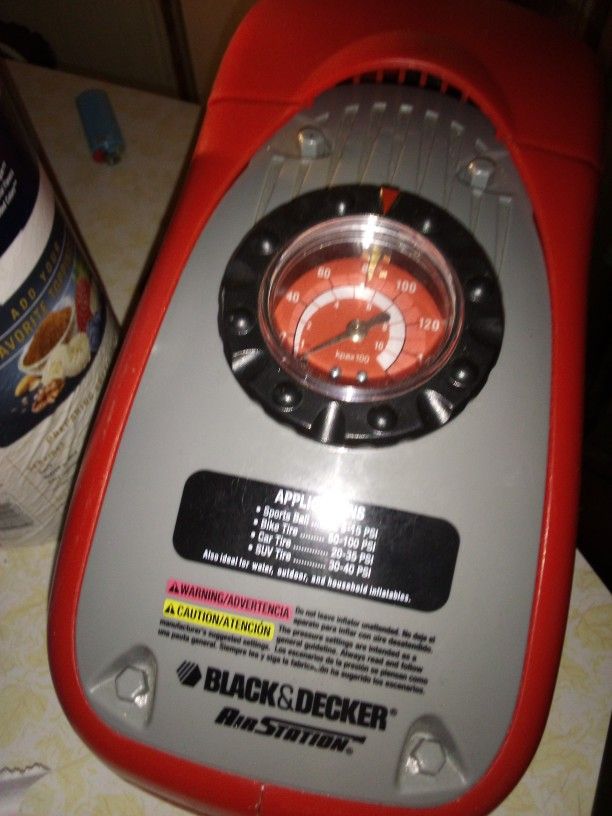 Multi Mini Air Compressor Black N Decker