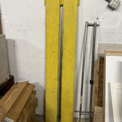 72" X 6" Forklift Extensions 
