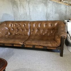 Sofa and chair with ottoman