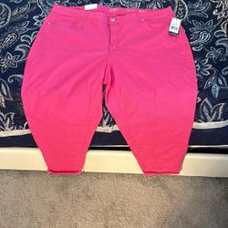 Crown & Ivy Skinny Jeans  Size 16  Color Pink