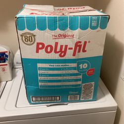 Poly-Fil Premium Polyester Fiber Fill 6 Pounds (Open Box)