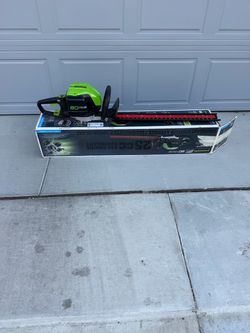 Green works hedge trimmer