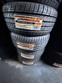 Set 275/55/19 Arroyo New Free Mount And Balance Included