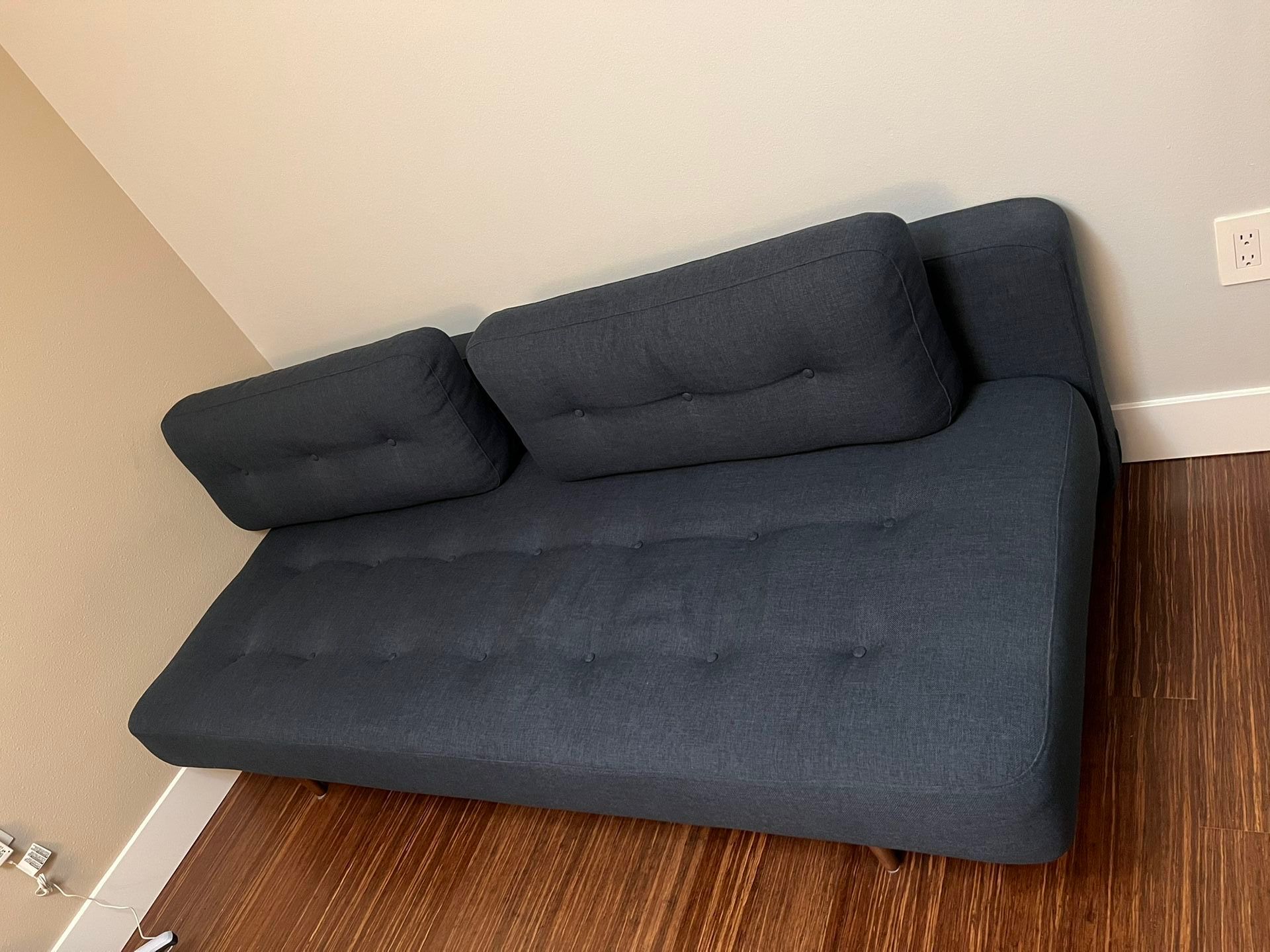 Room&Board Deco 79" Armless Convertible Sleeper Sofa