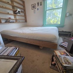 QUEEN Size wood FUTON 