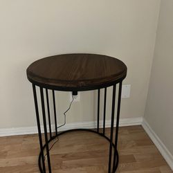 Abraxas Solid Wood Frame End Table