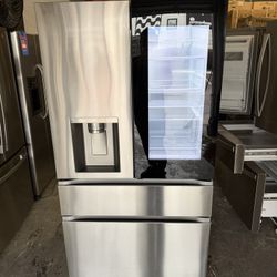 36” LG Glass  FRIDGE REFRIGERATOR NEVERA HELADERA FRIO REFRIGERADOR GOOD CONDITION DELIVERY 🚚 FREE WARRANTY 100 DAYS