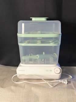 Momcozy 3-Layers Large Capacity Bottle Sterilizer and Dryer, Pump Part Mode