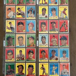 1958 Topps Baseball Cards