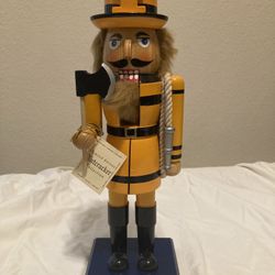 Firefighter Nutcracker Limited Edition 14” 2008 Numbered