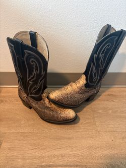 Men’s Durango Snake Skin Boots Size 10 1/2 EE