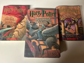 Harry Potter books bundle of 3