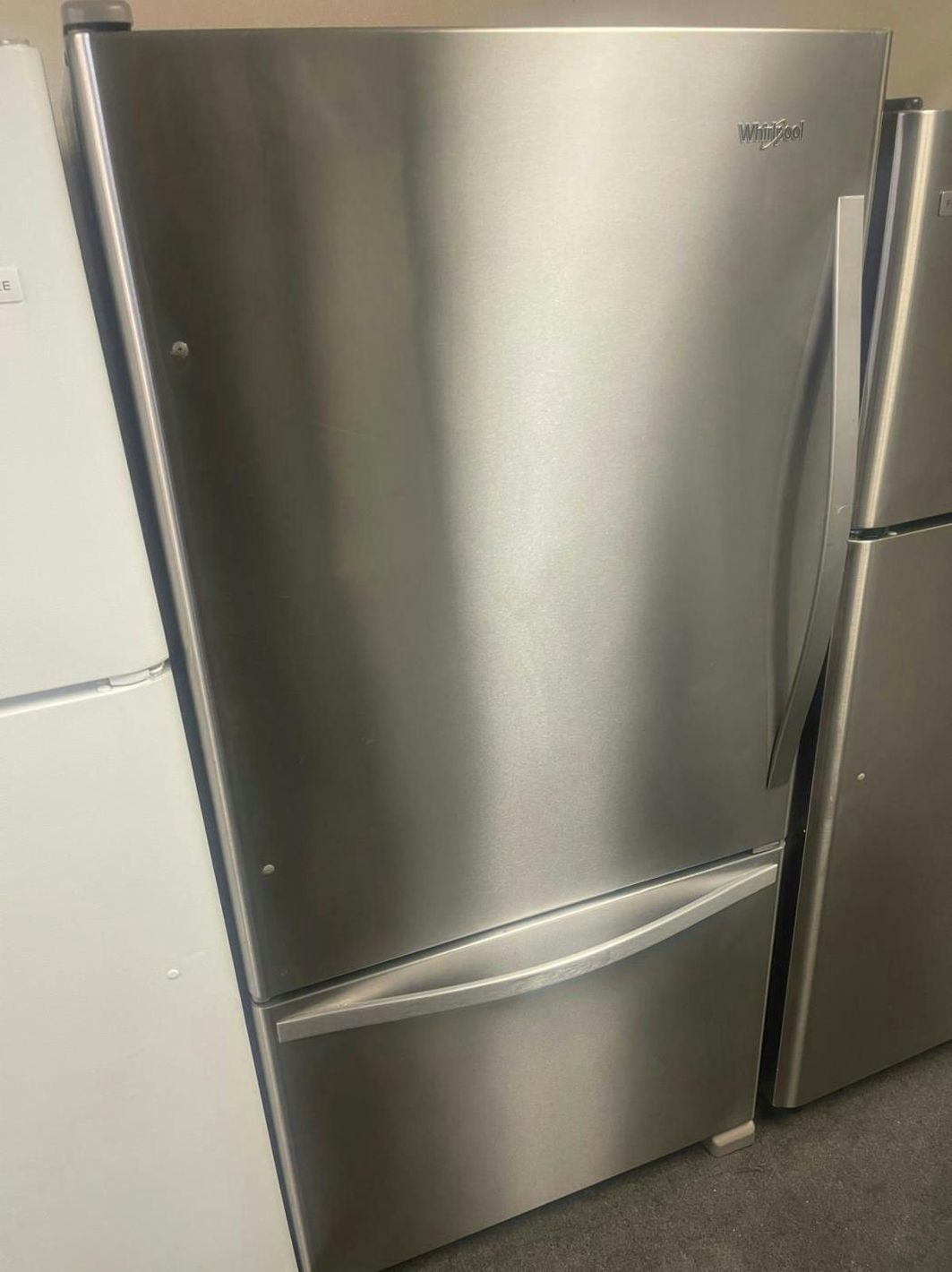 Whirlpool Bottom Freezer Stainless Steel Fridge