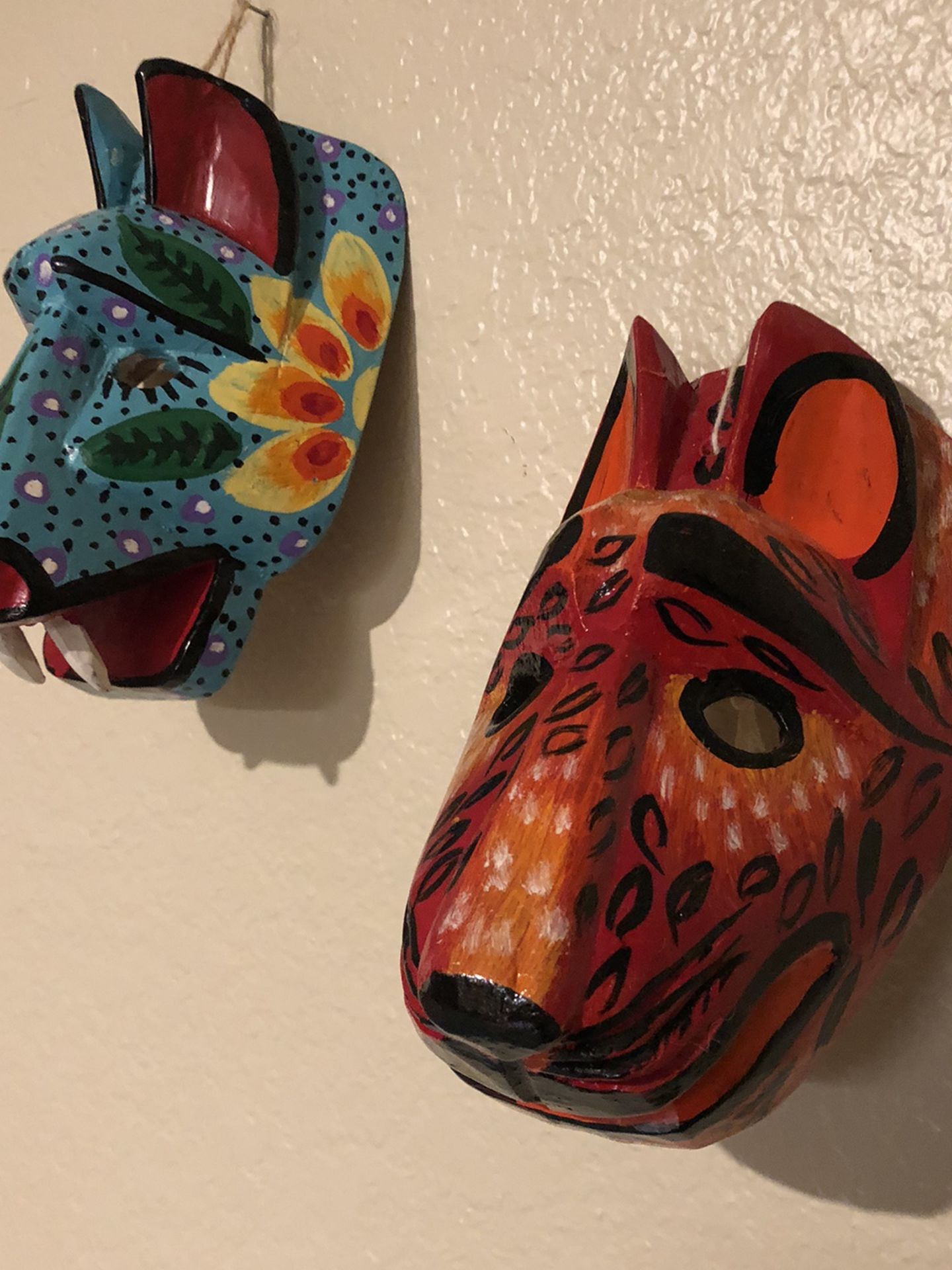 Hand-carved and Hand-painted Guatemalan Artisan Masks (2)