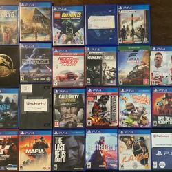  23 Console Games – Barely Used, Great Condition!