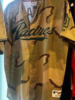 Vintage Majestic Adrian Gonzalez Padres Desert Camo Jersey #23 - Size XL