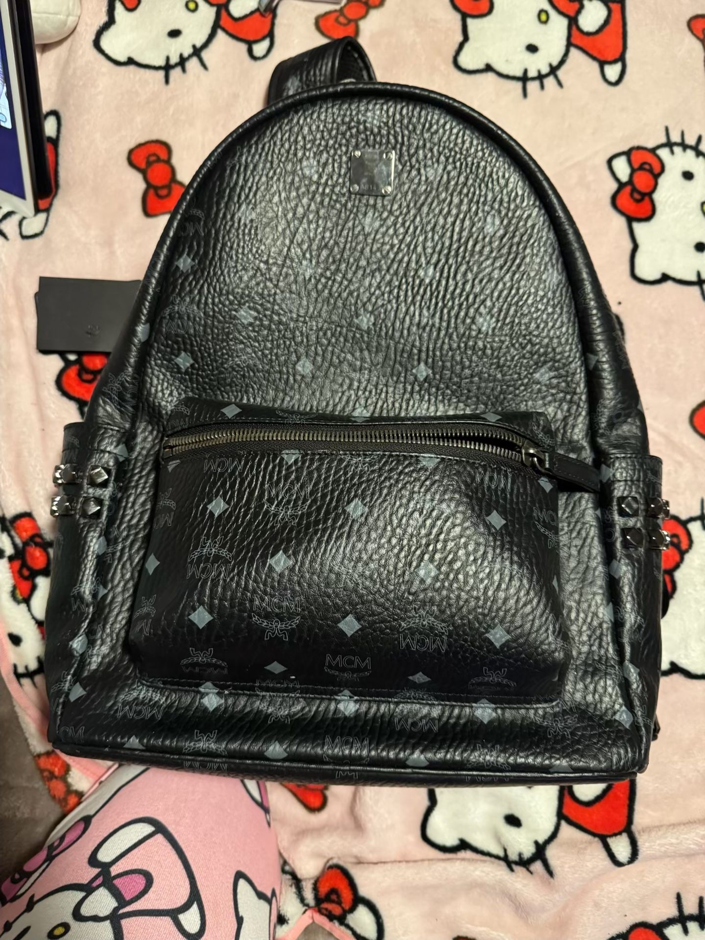 Black MCM Backpack