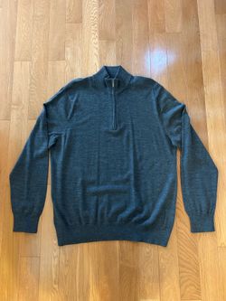 Brooks Brothers XL Men’s Sweater Mock Neck 1/4 Zip