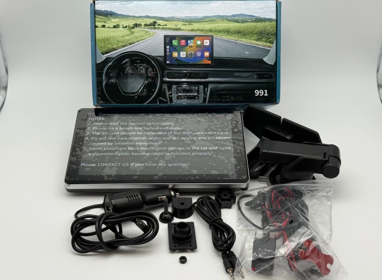 9'' Smart Portable Car Stereo with Dash Cam (33)