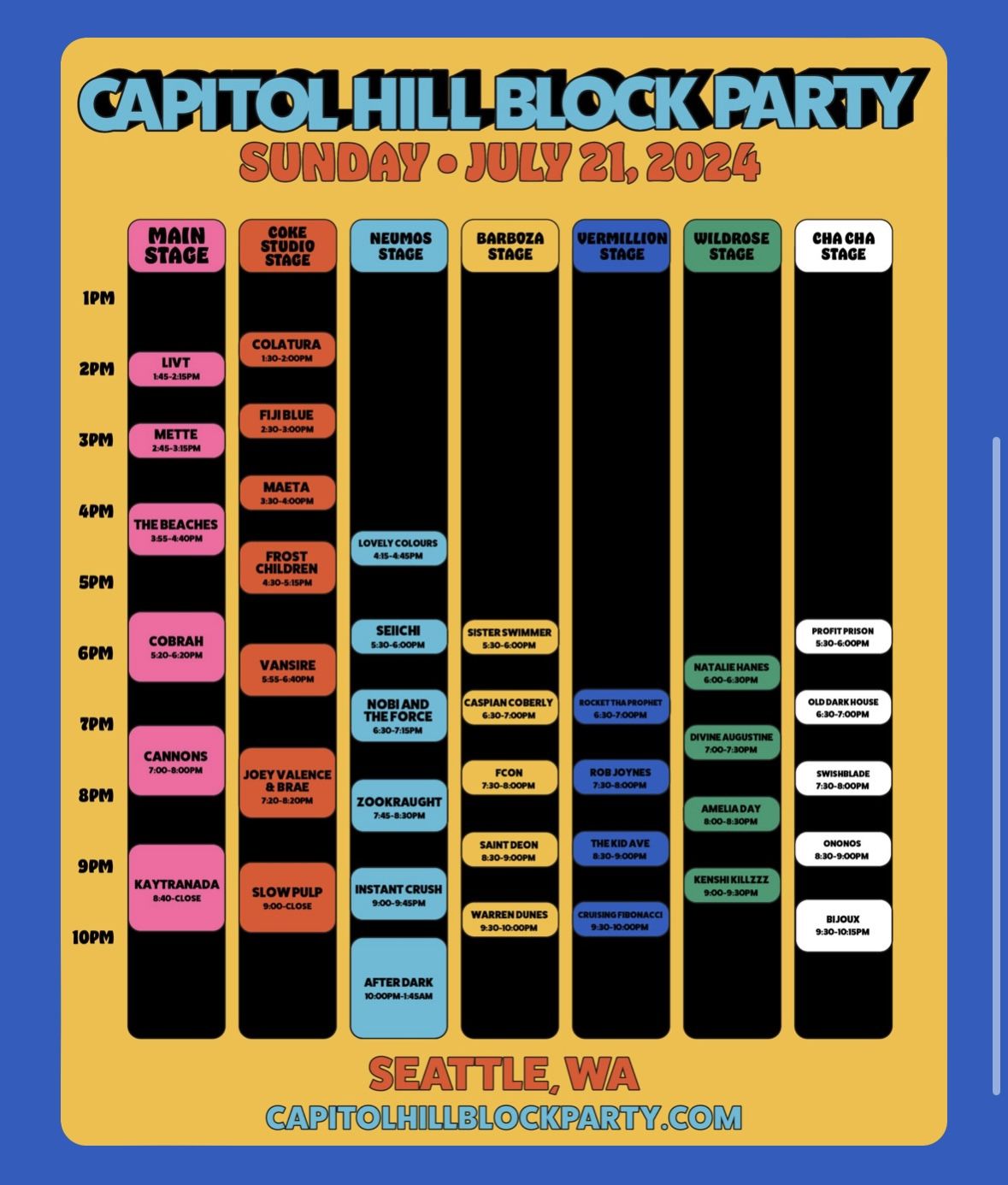 Discounted VIP Capitol Hill Block Party SUNDAY ONLY
