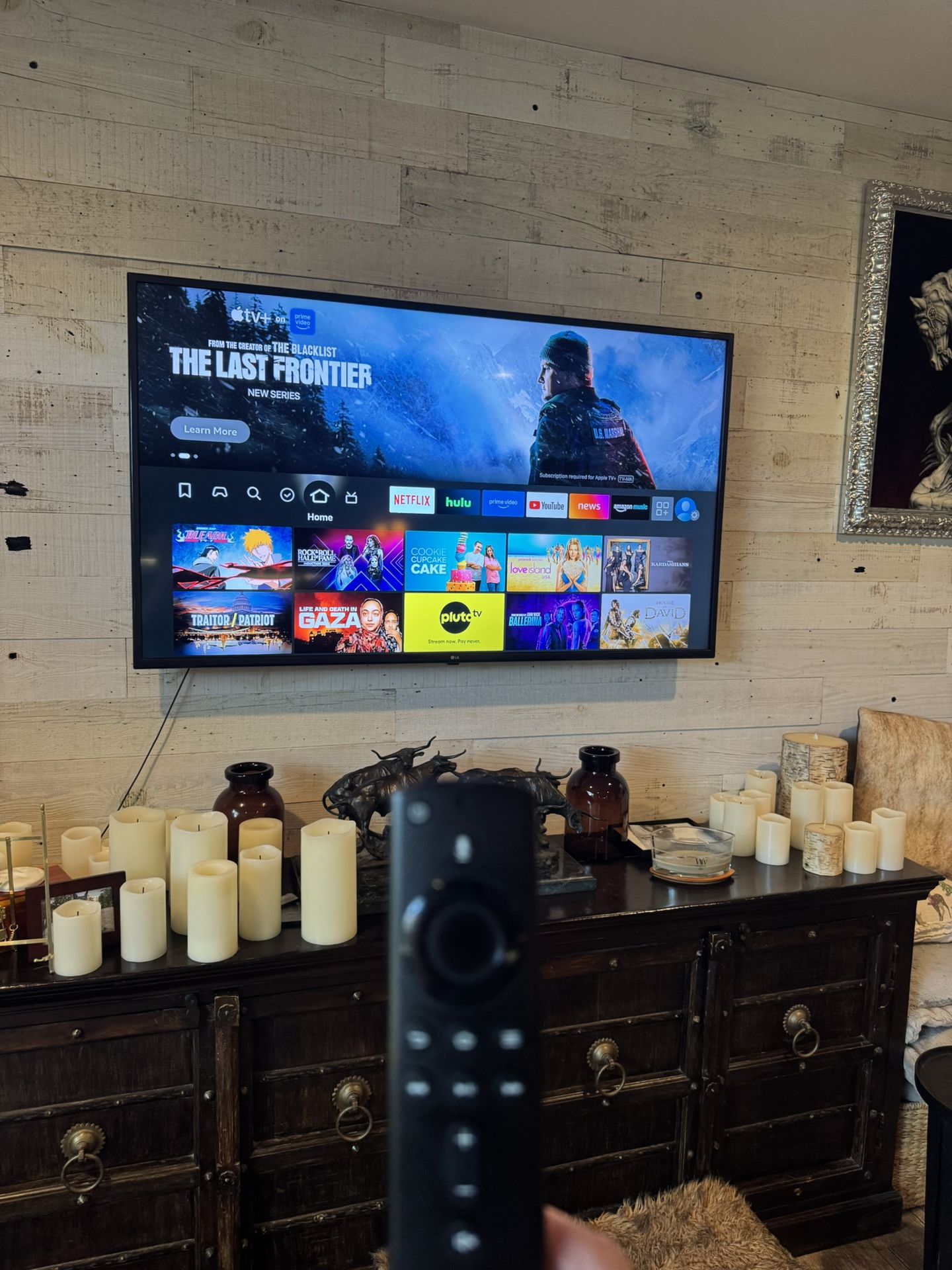 Two 62 Inch LG Smart TVs