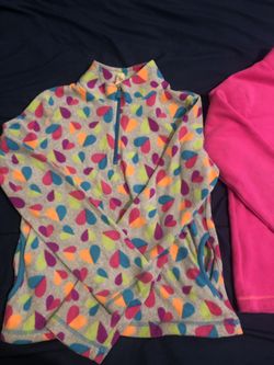 Girls winter fleece coat jacket clothes size XL