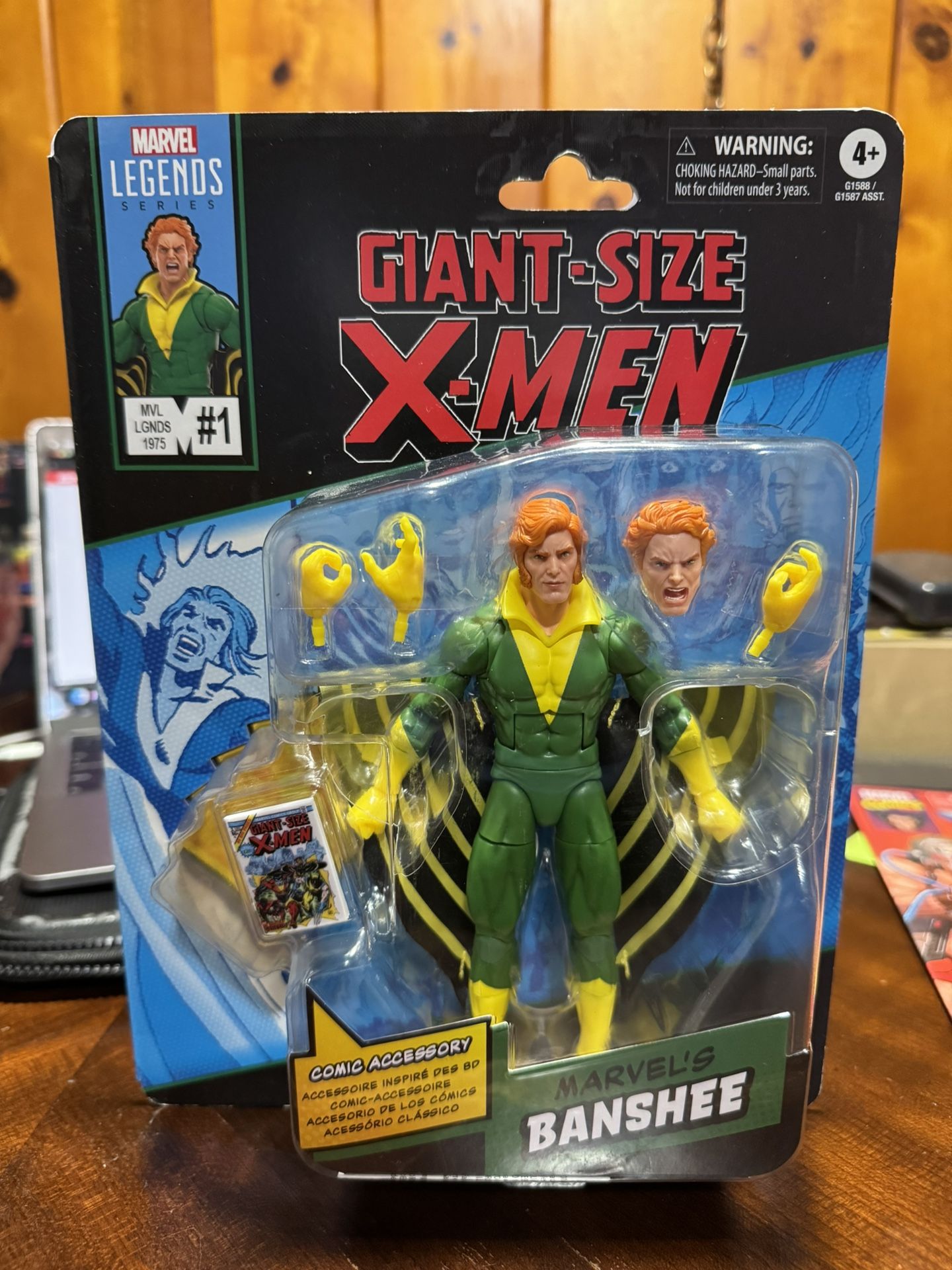 2025 Marvel Mini-Comic Retro Legends X-Men BANSHEE 6" Scale Hasbro Action Figure