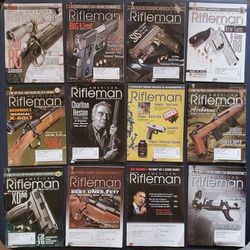Like New 2008 American Rifleman Magazine 12 Issues NRA Journal Firearms Hunting Handgun Remington Winchester Smith & Wesson Rifles Ammo Shooting Hunt