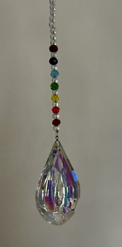 40mm Crystal Ball Prism Suncatcher Hanging Ornament, Chakra Crystals - 3 pieces for Only $3.00