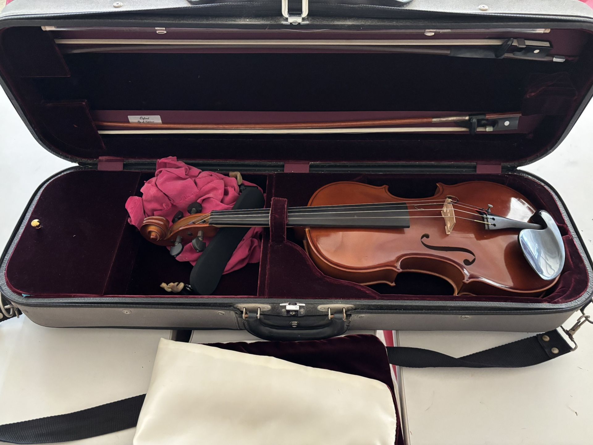 Grygor Petrov 4/4 Violin 1994 #4111-13 With 2 Bows, 2 Resin And Hard Bag
