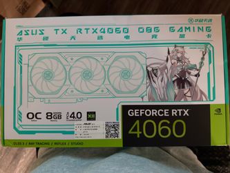 ASUS  TX RTX 4060 8GB OC White Gaming GPU