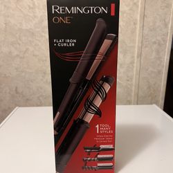 Remington Flat Iron And Curler