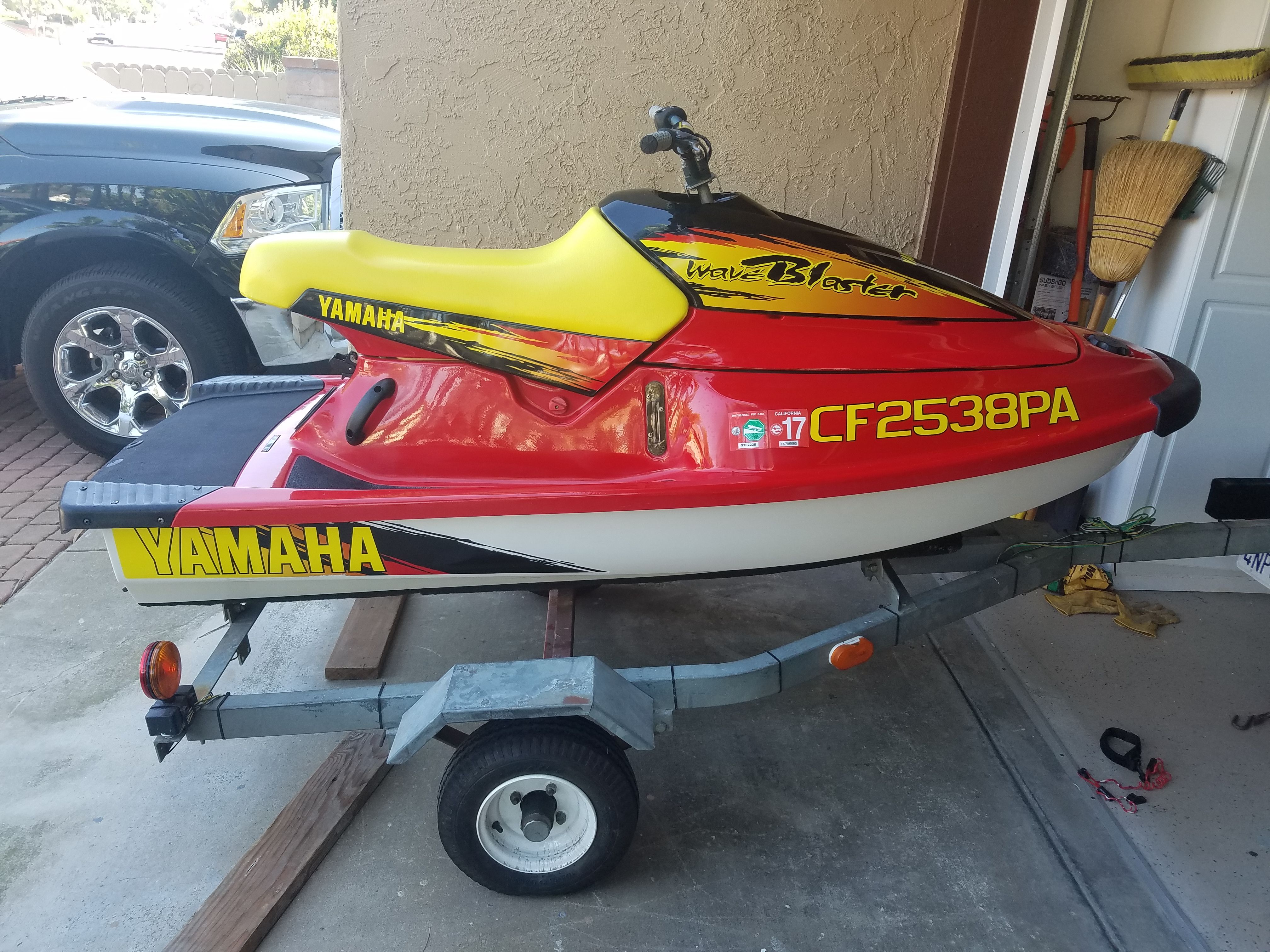 1996 yamaha waveblaster 701 wave blaster trailer for Sale in Bonita, CA
