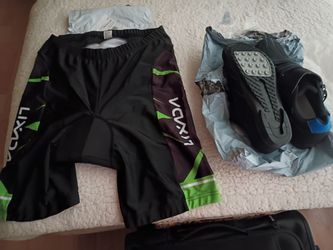 Riding Bike Pants & Shoe set bundle or Separately