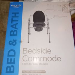 Brand New Never Used Still In Plastic An Box Bed Bath Bedside Commode 25 Firm Paid 129