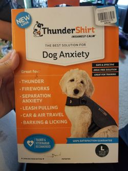 Thundershirt dog anxiety large new
