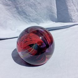 Glass Paperweight Made in Scotland