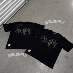 Amiri Staggered Logo Tee