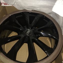 20” Oem Audi Black Rims 